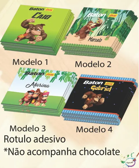 Rotulo de Baton-donkey Kong