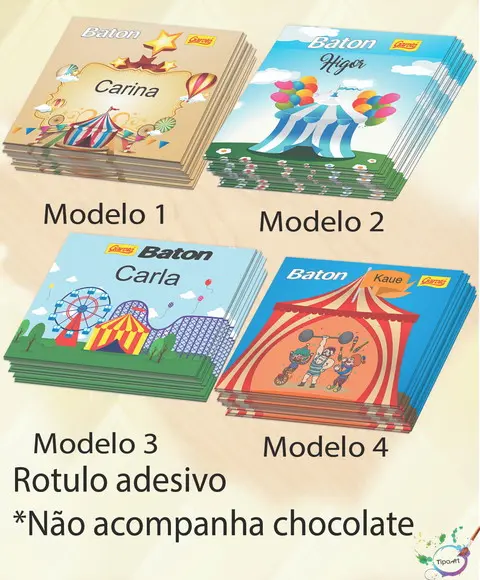 Rotulo de Baton-circo