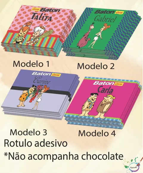 Rotulo de Baton-fred Flintstone