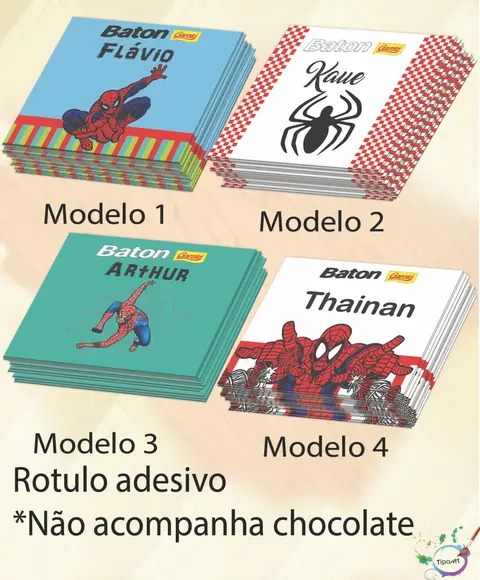 Rotulo de Baton-homem Aranha