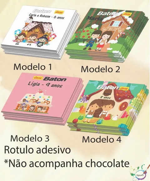 Rotulo de Baton-joão e Maria