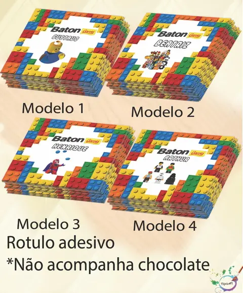 Rotulo de Baton-lego