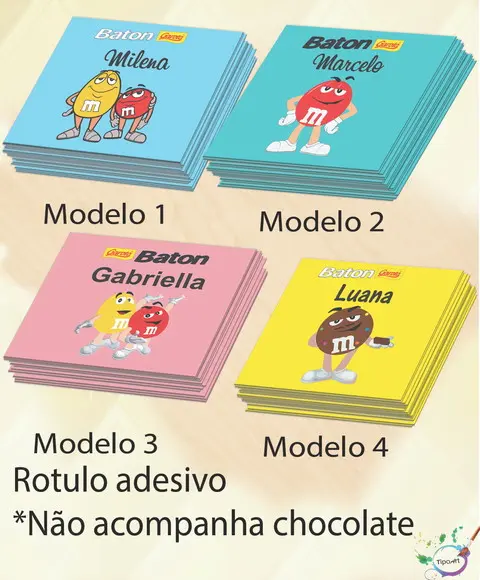 Rotulo de Baton-m&m