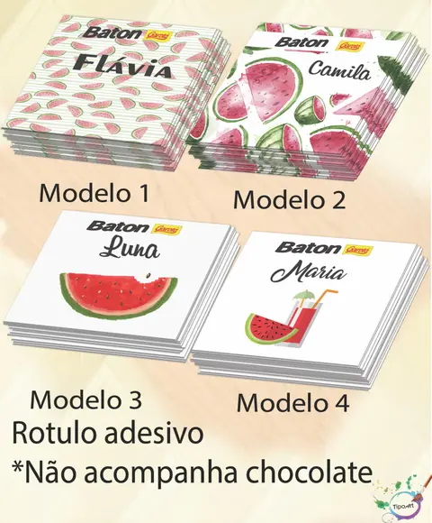 Rotulo de Baton-melancia