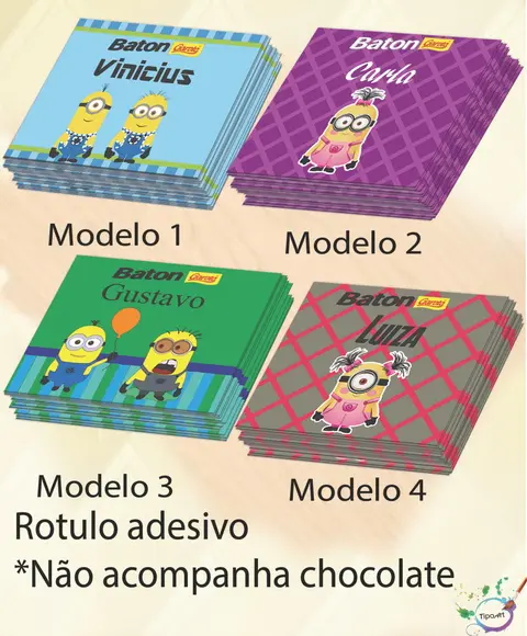 Rotulo de Baton-minions