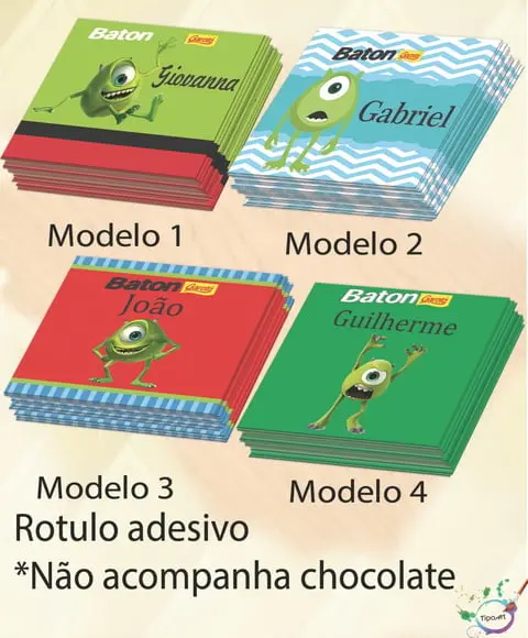 Rotulo de Baton-mike Wazowski