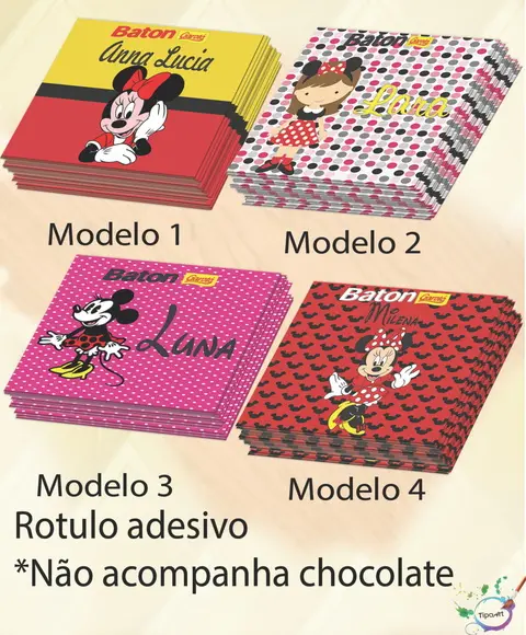 Rotulo de Baton-minnie
