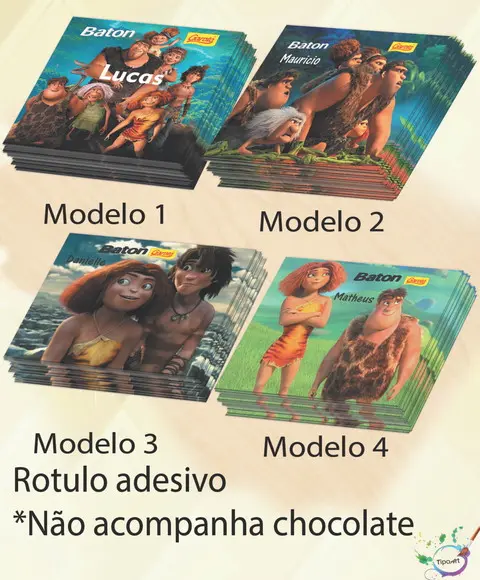 Rotulo de Baton-os Croods