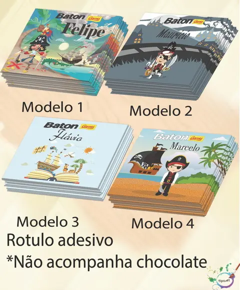 Rotulo de Baton-pirata