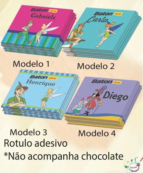 Rotulo de Baton-peter Pan