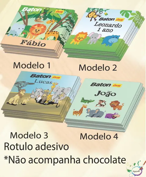 Rotulo de Baton-safari