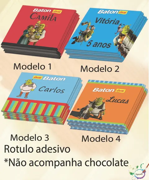 Rotulo de Baton-shrek