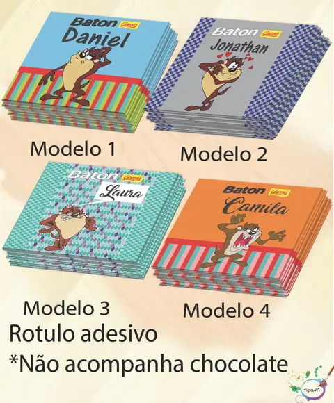 Rotulo de Baton-taz Mania