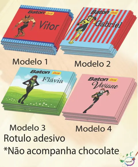 Rotulo de Baton-x Mens