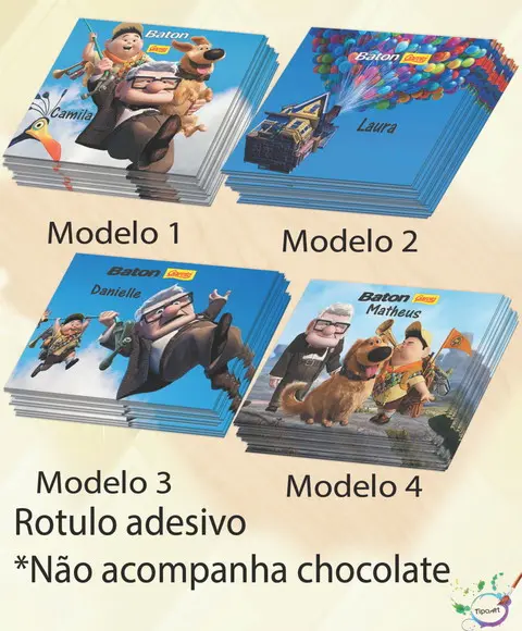 Rotulo de Baton-up Altas Aventuras