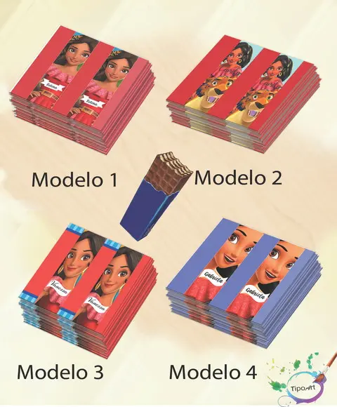 Rotulo de Chocolate-elena de Avalor