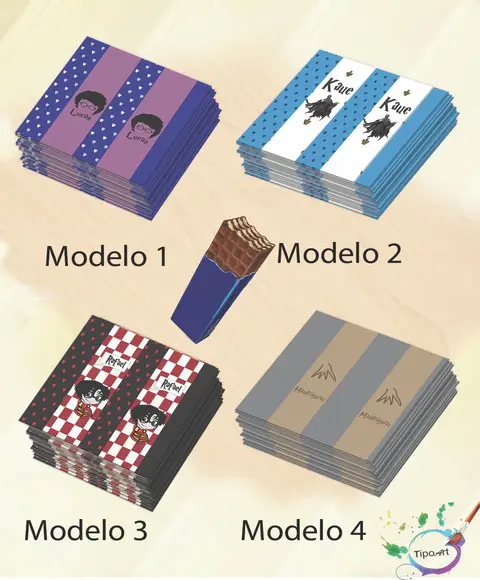 Rotulo de Chocolate-harry Potter-modelo 2