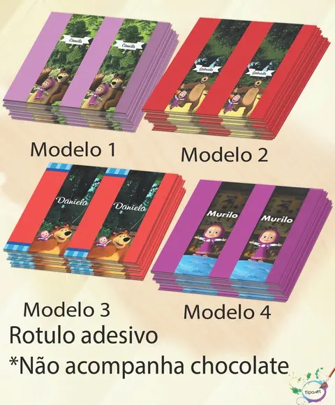 Rotulo De Chocolate-masha