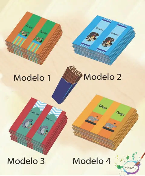 Rotulo de Chocolate-mogli