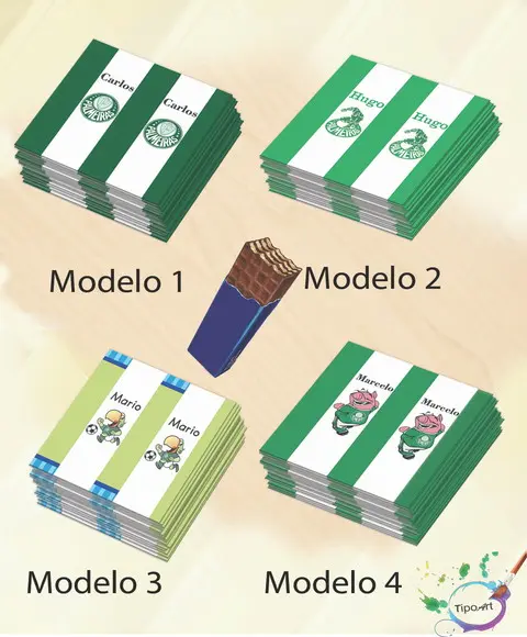 Rotulo de Chocolate-verdão