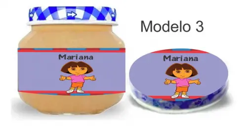 Rótulo Papinha + Adesivo Tampa -dora