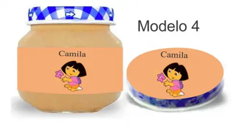 Rótulo Papinha + Adesivo Tampa -dora