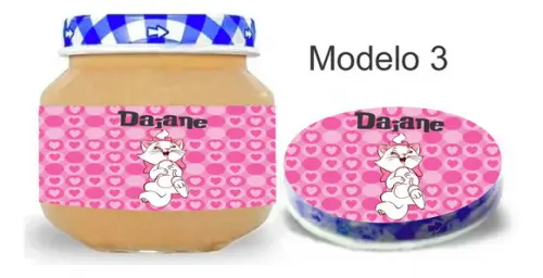 Rótulo Papinha + Adesivo Tampa -marie