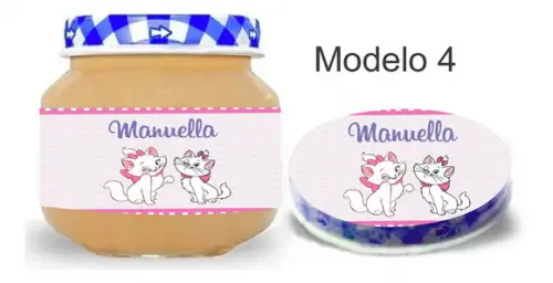 Rótulo Papinha + Adesivo Tampa -marie