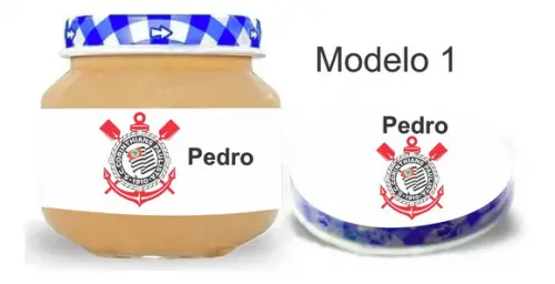 Rótulo Papinha + Adesivo Tampa -timão