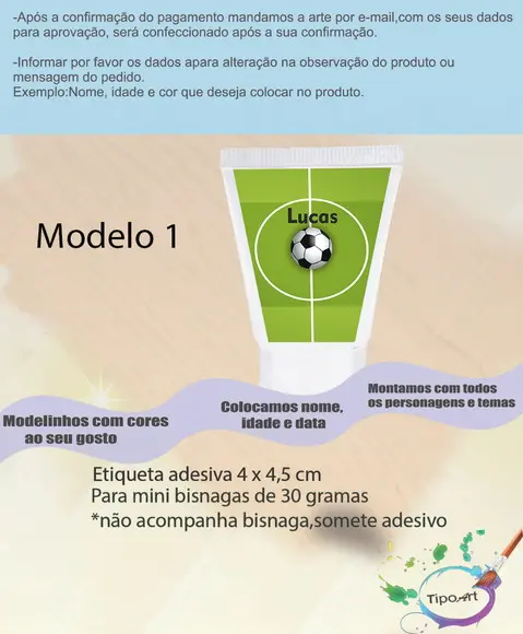 Rotulo para Bisnaga -futebol
