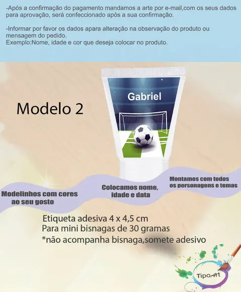 Rotulo para Bisnaga -futebol