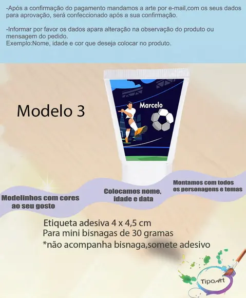 Rotulo para Bisnaga -futebol