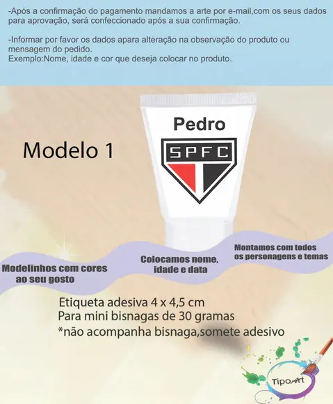 Rotulo para Bisnaga -sp