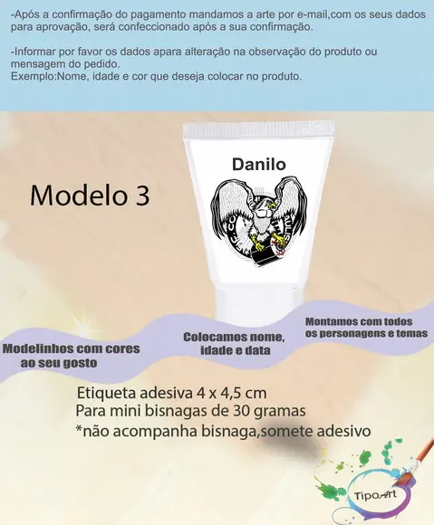 Rotulo para Bisnaga -times