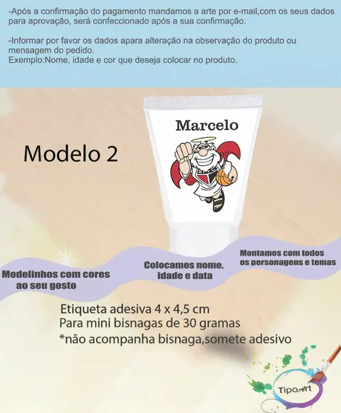 Rotulo para Bisnaga -sp