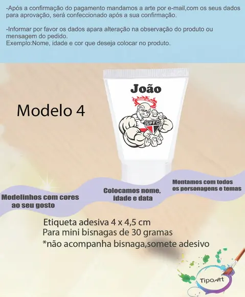 Rotulo para Bisnaga -sp