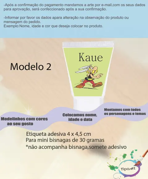 Rotulo para Bisnaga-asterix