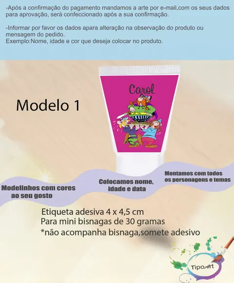 Rotulo para Bisnaga-asterix
