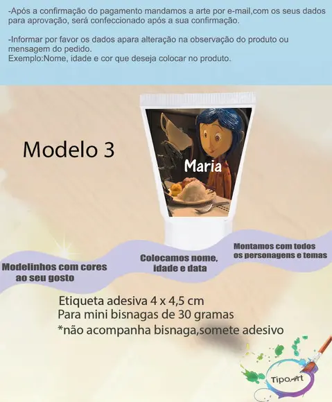 Rotulo para Bisnaga-caroline e o Mundo Secreto