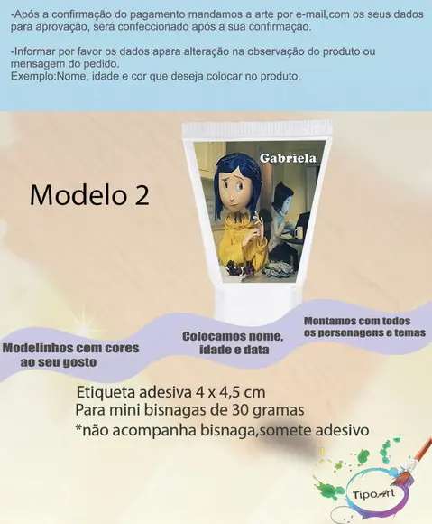 Rotulo para Bisnaga-caroline e o Mundo Secreto