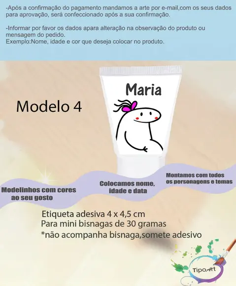Rotulo para Bisnaga-flork