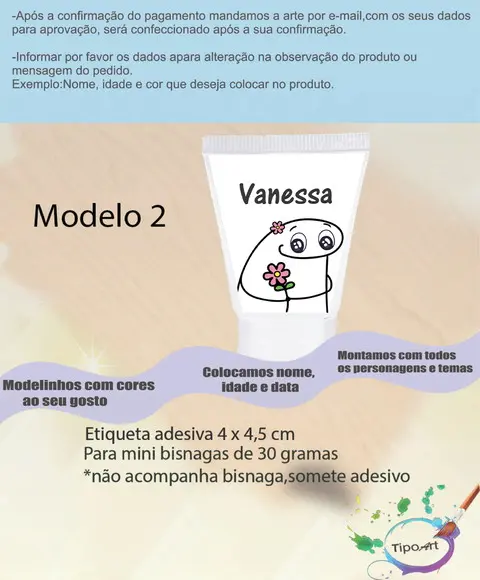 Rotulo para Bisnaga-flork
