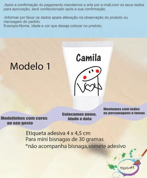 Rotulo para Bisnaga-flork