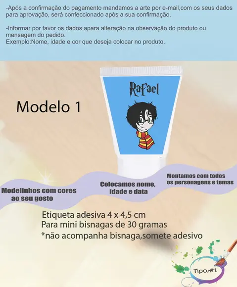 Rotulo para Bisnaga-harry Pottermodelo2