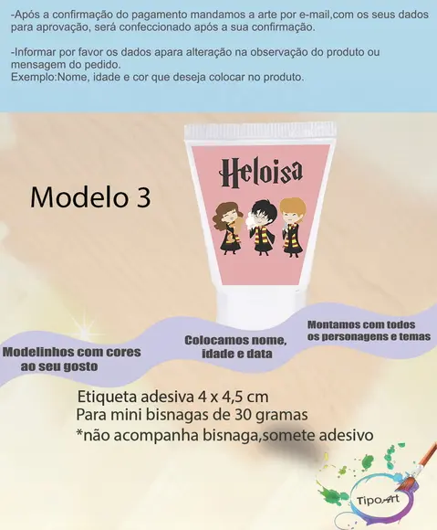 Rotulo para Bisnaga-harry Potter#1