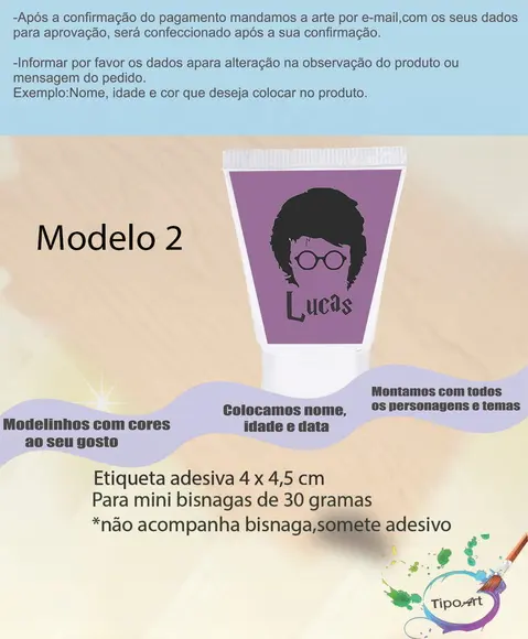 Rotulo para Bisnaga-harry Pottermodelo2