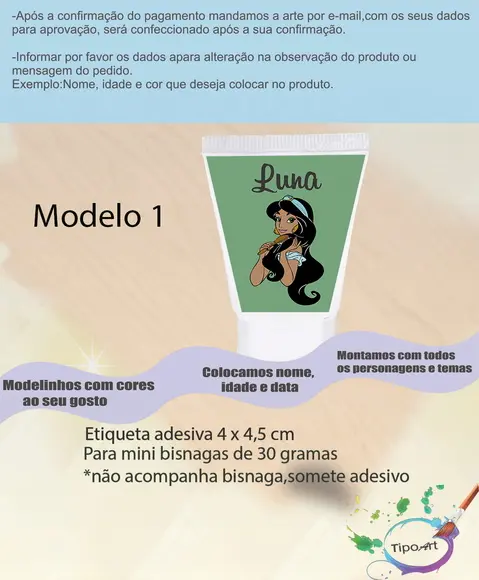 Rotulo para Bisnaga-jasmine