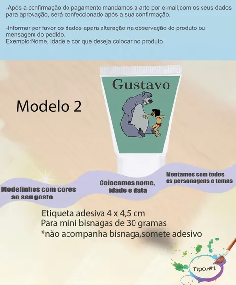 Rotulo para Bisnaga-mogli