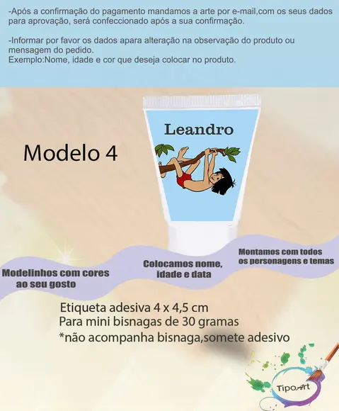 Rotulo para Bisnaga-mogli