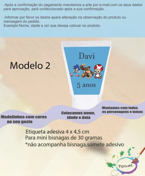Rotulo para Bisnaga-sonic